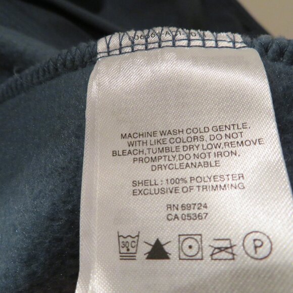 Men Large Blue Vest Columbia Fleece Lone Ridge Zipper Pocket Lightweight Warm - Picture 12 of 13